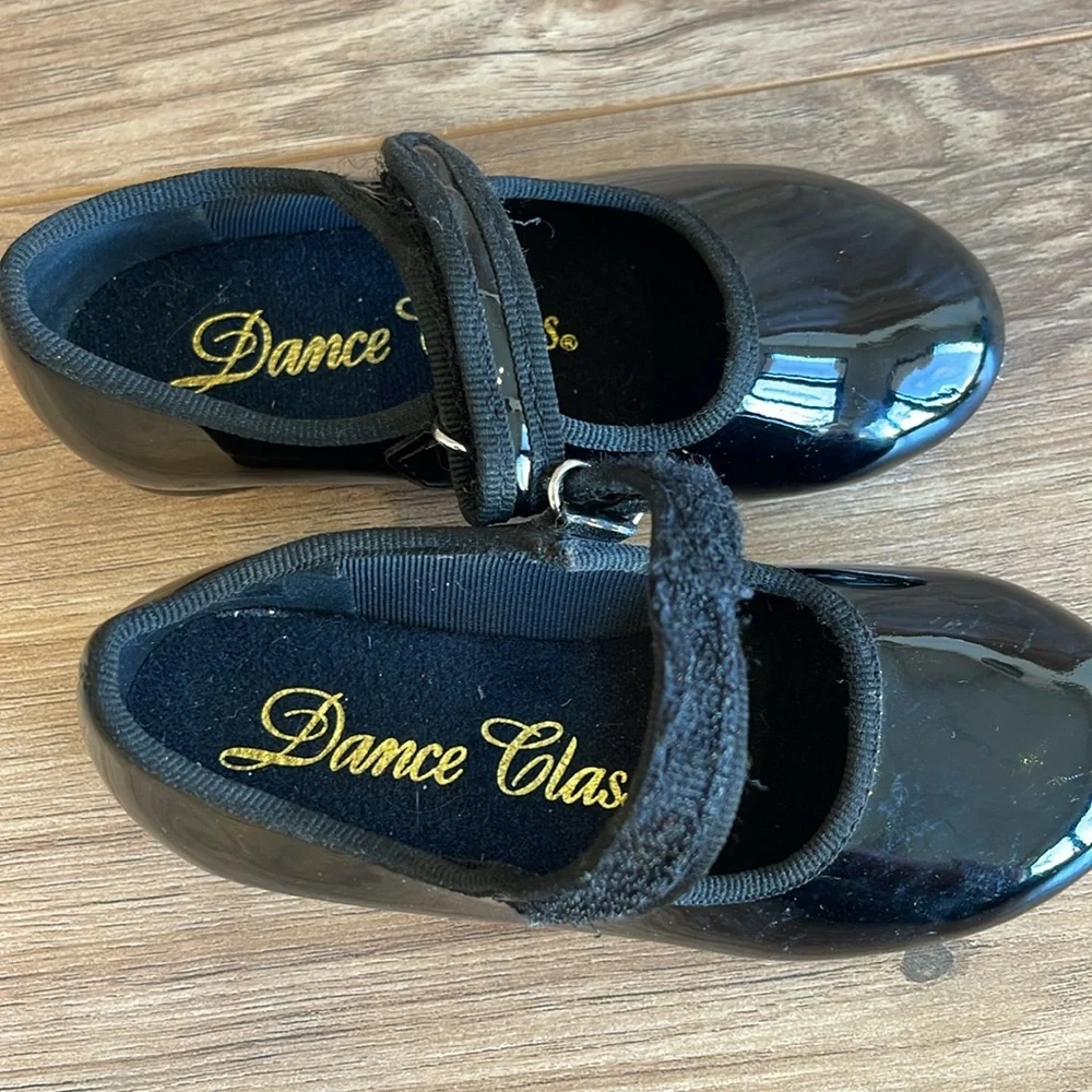Pre-owned Dance Class Black Kids Shoes MJ100 - 8.5
